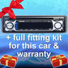 View Item Blue Ford KA Upgrade Car CD Tuner With Fitting Kit